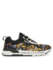 Versace Jeans Couture Sneakersy 78YA3SA1 Czarny. Czarne buty sportowe casual Versace Jeans Couture, bez wzorów, z jeansu, bez zapięcia. Za 559.99 zł.