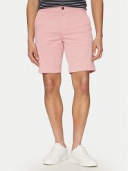 BOSS Szorty materiałowe 50536723 Różowy Slim Fit. Czerwone szorty Boss, m, bez wzorów, z bawełny. Za 269.99 zł.