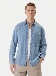 Calvin Klein Jeans Koszula jeansowa Essential LV04RE710G Niebieski Regular Fit. Niebieskie koszule Calvin Klein Jeans, m, bez wzorów, z bawełny, bez kołnierzyka, bez ramiączek. Za 419.99 zł.