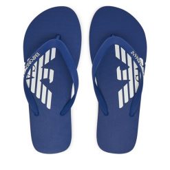 Japonki Emporio Armani. Niebieskie japonki Emporio Armani, bez wzorów. Za 239.99 zł.