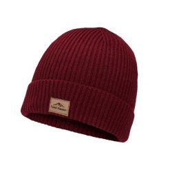 Czapka Beanie Unisex Fjord Nansen Hygge. Zielone czapki zimowe Fjord Nansen, bez wzorów, z dzianiny. Za 69.99 zł.
