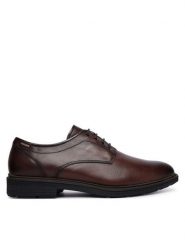 Pikolinos Półbuty Pamplona M3A-4344 Brązowy. Brązowe eleganckie półbuty Pikolinos, bez wzorów, ze skóry, bez obcasa, bez zapięcia. Za 759.99 zł.