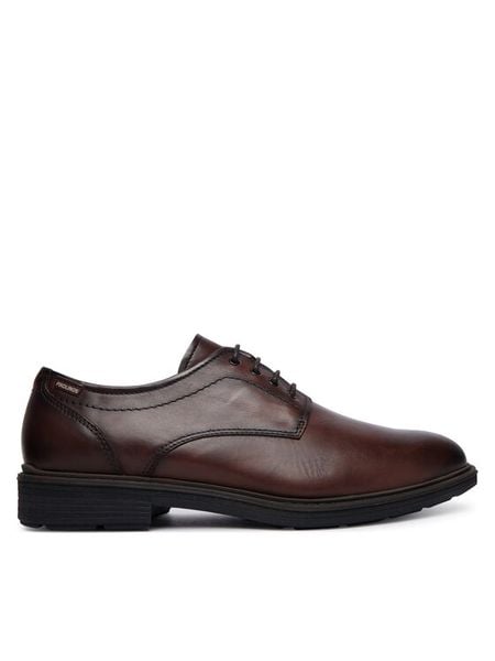 Pikolinos Półbuty Pamplona M3A-4344 Brązowy. Brązowe eleganckie półbuty Pikolinos, bez wzorów, ze skóry, bez obcasa, bez zapięcia. Za 759.99 zł.