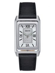 Heritor Zegarek automatyczny "Esteban" w kolorze srebrno-czarno-białym rozmiar: onesize. Czarne, analogowe zegarki Heritor, ze stali. Za 630.99 zł.