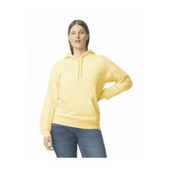 Bluza z kapturem Gildan Midweight Softstyle. Żółte bluzy z kapturem GILDAN, s, bez wzorów, z bawełny, z kapturem. Za 114.80 zł.