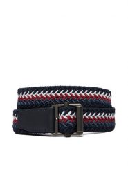 Tommy Hilfiger Pasek Roller Buckle Webbing 3.5 Belt AM0AM14187 Granatowy. Niebieskie paski Tommy Hilfiger, bez wzorów, z materiału. Za 209.99 zł.