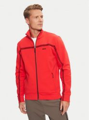 Boss Bluza Skaz 1 50523896 Czerwony Regular Fit. Czerwone bluzy Boss, m, bez wzorów, z bawełny, bez kaptura. Za 599.99 zł.