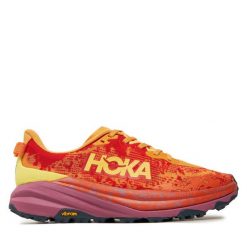 Buty do biegania Hoka. Brązowe buty do biegania HOKA, bez wzorów, bez zapięcia, do biegania. Za 599.99 zł.