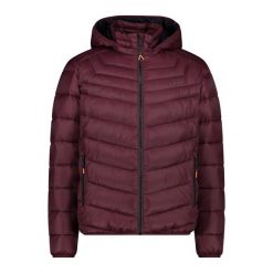 Kurtka puchowa z kapturem 3M™ Thinsulate™ CMP. Czerwone kurtki CMP, na zimę, m, bez wzorów, z materiału, z kapturem. Za 486.00 zł.