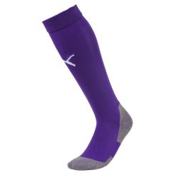 Skarpetki Puma Liga Core. Brązowe skarpety Puma, bez wzorów, z materiału. Za 43.00 zł.