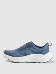 4F Buty do biegania Freemove Mesh męskie - granatowe 46. Niebieskie buty do biegania 4F, bez wzorów, z gumy, bez zapięcia, do biegania. Za 329.99 zł.