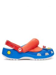 Crocs Klapki Mario Classic Clog 212134 Niebieski. Niebieskie klapki Crocs, z tworzywa sztucznego. Za 299.99 zł.