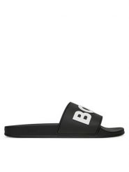 BOSS Klapki Kirk Slid 50498241 Czarny. Czarne klapki Boss, z tworzywa sztucznego. Za 229.99 zł.