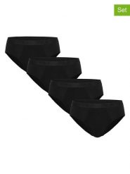 Fila Slipy (4 pary) w kolorze czarnym rozmiar: XL. Czarne slipki Fila, xl, bez wzorów. Za 82.99 zł.