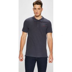 Mustang - Polo. Szare koszulki polo marki Mustang, z bawełny, polo, z krótkim rękawem. W wyprzedaży za 89.90 zł.