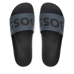 Klapki BOSS. Szare klapki Boss. Za 229.99 zł.