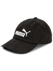 Puma Czapka z daszkiem Ess Cap 052919 09 Czarny. Czarne czapki z daszkiem Puma, bez wzorów, z materiału. Za 49.99 zł.