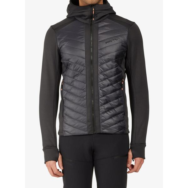 Kurtka hybrydowa męska Didriksons Zuko Full Zip 2. Czarne kurtki Didriksons, m, bez wzorów, bez kaptura. Za 407.99 zł.