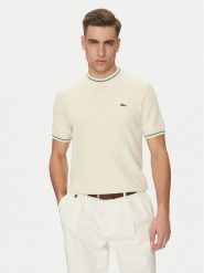 Lacoste Sweter AH9301 Beżowy Regular Fit. Brązowe swetry rozpinane LACOSTE, m, bez wzorów, z bawełny, bez kołnierzyka, bez ramiączek. Za 379.99 zł.