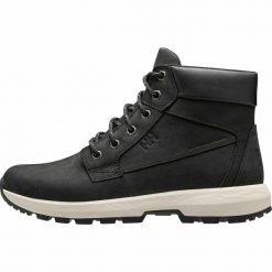 Buty zimowe męskie Helly Hansen BOWSTRING PRIMALOFT. Czarne buty turystyczne Helly Hansen, na zimę, bez wzorów, z materiału, bez zapięcia, trekkingowe, primaloft. Za 559.20 zł.