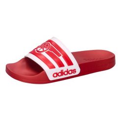 Klapki adilette Arsenal 2025/26. Białe klapki Adidas, z materiału. Za 115.99 zł.