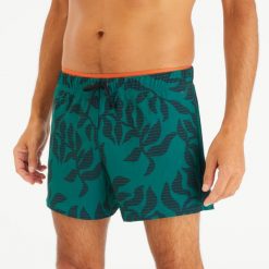 Szorty pływackie męskie Nabaiji 100 krótkie Orga. Czarne odzież kąpielowa NABAIJI, m, bez wzorów, z elastanu, sportowe. Za 79.99 zł.