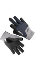 Rękawiczki żeglarskie Deck Gloves, krótkie palce, unisex, szare. Szare rękawiczki ZHIK, bez wzorów. Za 216.40 zł.