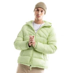 Kurtka puchowa lifestyle meska Siroko Kale. Zielone kurtki SIROKO, m, bez wzorów, z materiału, bez kaptura. W wyprzedaży za 213.00 zł.