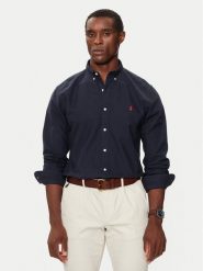 Polo Ralph Lauren Koszula Bsr 710723610 Granatowy Slim Fit. Niebieskie koszule Polo Ralph Lauren, m, bez wzorów, z bawełny, bez kołnierzyka, bez ramiączek. Za 399.99 zł.