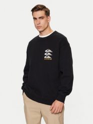 Quiksilver Bluza Watson Lake EQYFT04976 Czarny Regular Fit. Czarne bluzy Quiksilver, l, bez wzorów, z bawełny, bez kaptura. Za 89.99 zł.