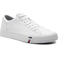Sneakersy TOMMY HILFIGER - Corporate Leather Sneaker FM0FM02089 White 100. Buty sportowe casual marki Tommy Hilfiger. Za 449.00 zł.