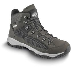 Buty trekkingowe męskie MEINDL Baltimore GTX z membraną Gore-tex. Szare trekkingi MEINDL, bez wzorów, z gore-texu, bez zapięcia. Za 1,099.00 zł.