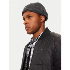 Czapka Tommy Hilfiger. Szare czapki zimowe Tommy Hilfiger, bez wzorów. Za 199.99 zł.
