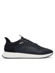 BOSS Sneakersy Titanium 50573556 Granatowy. Niebieskie buty sportowe casual Boss, bez wzorów, ze skóry, bez zapięcia. Za 899.99 zł.