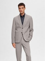 Selected Homme Marynarka Delon 16092484 Szary Slim Fit. Szare garnitury Selected Homme, m, bez wzorów, z syntetyku. Za 369.99 zł.