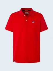 Pepe Jeans Koszulka polo "Vidal" w kolorze czerwonym rozmiar: M. Czerwone koszulki polo sportowe Pepe Jeans, m, bez wzorów, z bawełny, bez kołnierzyka, bez ramiączek. Za 109.78 zł.