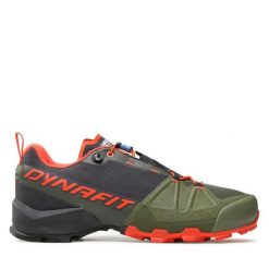 Trekkingi Dynafit. Zielone buty trekkingowe Dynafit, bez wzorów, bez zapięcia. Za 609.99 zł.