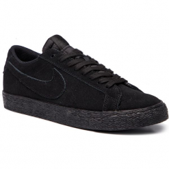 Buty NIKE - Sb Zoom Blazer Low 864347 004 Black/Black/Gunsmoke. Czarne buty sportowe casual marki Nike, z materiału. W wyprzedaży za 279.00 zł.