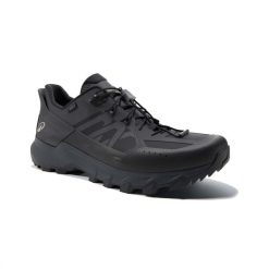 Buty turystyczne męskie Quechua MH500 Softer. Czarne buty trekkingowe QUECHUA, bez wzorów, ze skóry, bez zapięcia, outdoorowe. Za 289.99 zł.