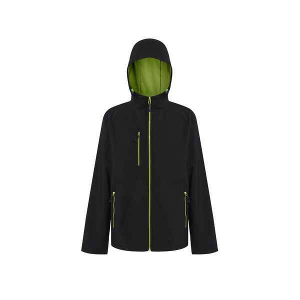 Kurtka wodoodporna z kapturem Regatta Navigate. Czarne kurtki Regatta, na lato, bez wzorów, z kapturem. Za 273.50 zł.