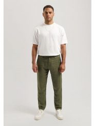 DSTREZZED Lniane spodnie chino w kolorze khaki rozmiar: W29. Brązowe eleganckie spodnie Dstrezzed, na co dzień, ze lnu. Za 203.45 zł.