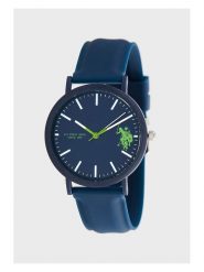 U.S. Polo Assn. Zegarek kwarcowy w kolorze granatowym rozmiar: onesize. Niebieskie, analogowe zegarki U.S. Polo Assn., sztuczne. Za 86.99 zł.
