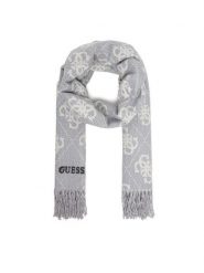 Guess Szalik AM9562 POL03 Szary. Szare szaliki Guess, z aplikacjami, z materiału. Za 239.99 zł.