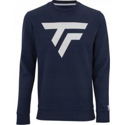 Bluza męska Tecnifibre Fleece Sweater. Niebieskie bluzy TECNIFIBRE, m, bez wzorów, bez kaptura. W wyprzedaży za 139.00 zł.