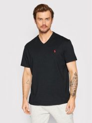 Polo Ralph Lauren T-Shirt 710708261 Czarny Classic Fit. Czarne koszulki polo Polo Ralph Lauren, m, bez wzorów, z bawełny, bez kołnierzyka, bez ramiączek. Za 239.99 zł.