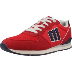 Buty MTNG 84467M Czerwony. Czerwone buty trekkingowe mtng, bez wzorów, z tkaniny, bez zapięcia, trekkingowe. Za 171.99 zł.