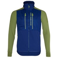 Kurtka narciarska z pełnym zamkiem Silvini Core. Niebieskie kurtki narciarskie i snowboardowe Silvini, bez wzorów, z materiału, narciarskie. Za 760.00 zł.