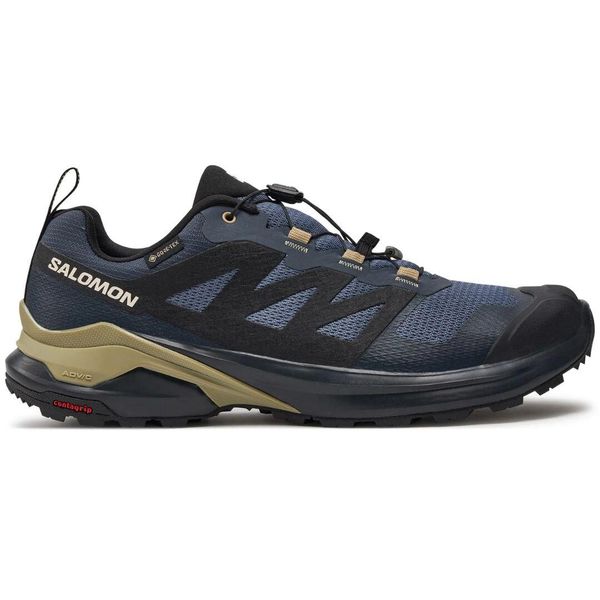 Buty do biegania męskie Salomon Trailowe X-adventure Gtx Gore-tex. Brązowe buty do biegania Salomon, bez wzorów, z gore-texu, bez zapięcia, do biegania, gore-tex. Za 629.00 zł.