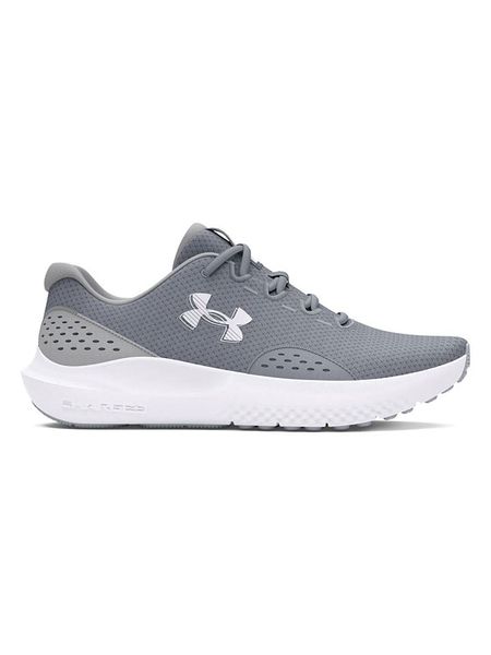 Under Armour Buty "Charged Surge 4" w kolorze szarym do biegania rozmiar: 44,5. Szare buty do biegania Under Armour, bez wzorów, z materiału, bez zapięcia, do biegania. Za 152.98 zł.