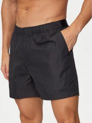 Calvin Klein Swimwear Szorty kąpielowe KM0KM01084 Czarny Slim Fit. Czarne kąpielówki Calvin Klein Swimwear, m, bez wzorów, z syntetyku. Za 249.99 zł.